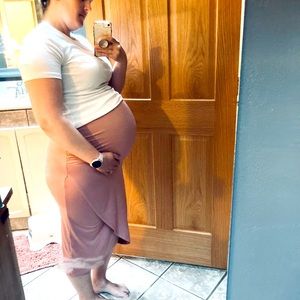 Mother Bee maternity skirt - Mauve